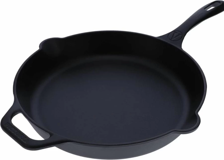 Victoria Pre-Seasoned 4-Inch Cast Iron Skillet – Small Cast Iron Pan with Long Handle, Made in Colombia