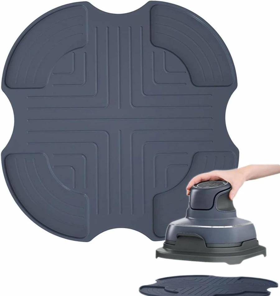 LNORUCH Silicone Trivet Hot Pads for Ninja Crispi Air Fryer - Heat-Resistant, Non-Slip Countertop Protector for Ninja FN101 Series (FN101GY, FN101SG, FN101ST)