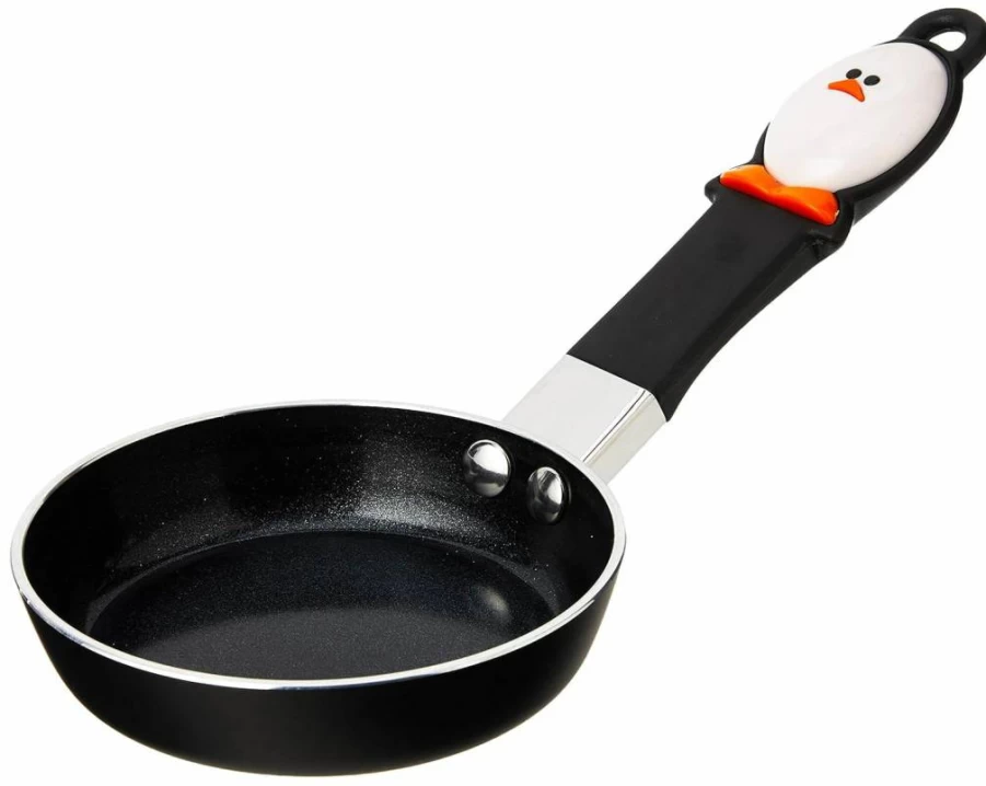 Joie Mini Nonstick Egg Frying Pan - 4.5 Inch Small Skillet with Heat-Resistant Handle, BPA & PFOA Free, Perfect for Single-Serve Breakfast, Egg Sandwiches & Pancakes