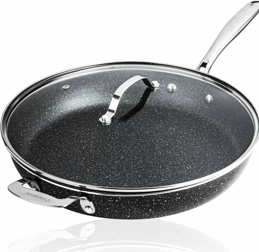 Granitestone 10-Inch Nonstick Frying Pan with Diamond-Infused Coating, Oven & Dishwasher Safe, Stay-Cool Handle, PFOA-Free Skillet for Healthy Cooking