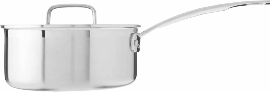 Cuisinart MCP194-20N 4-Quart Stainless Steel Triple Ply Saucepan with Cover – Multiclad Pro Skillet Cookware