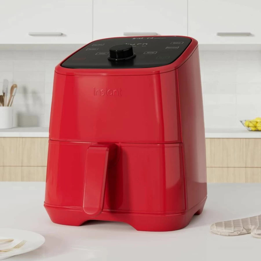 Instant Pot Vortex 2Qt Mini Air Fryer - Crisp, Reheat, Bake & Roast with 100+ In-App Recipes, Dishwasher-Safe, Compact Design for Quick Meals, Black