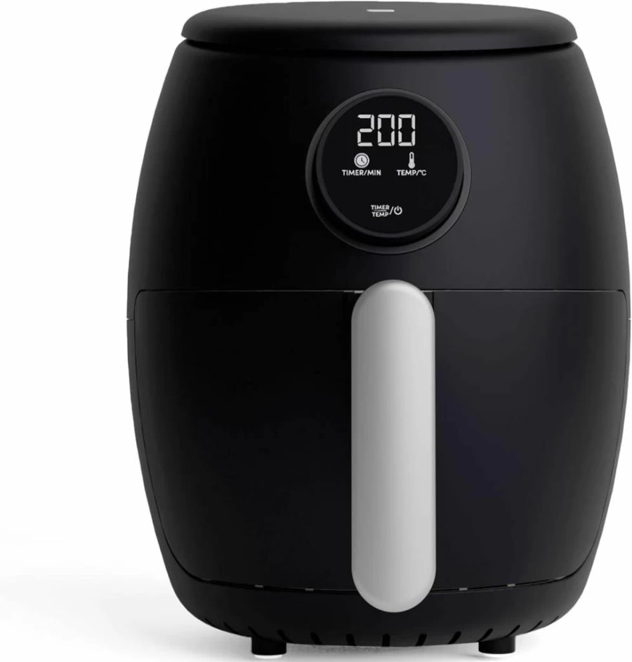 Belaco 2.1Qt Digital Air Fryer with Rapid Air Circulation, 60-Minute Timer, Adjustable Temperature & Dishwasher Safe Basket, Compact Air Fryer for Healthy Cooking Bel-Af-02