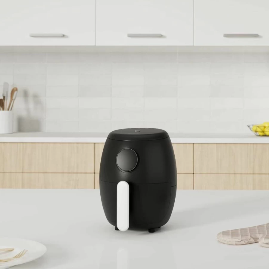 Belaco 2.1Qt Digital Air Fryer with Rapid Air Circulation, 60-Minute Timer, Adjustable Temperature & Dishwasher Safe Basket, Compact Air Fryer for Healthy Cooking Bel-Af-02