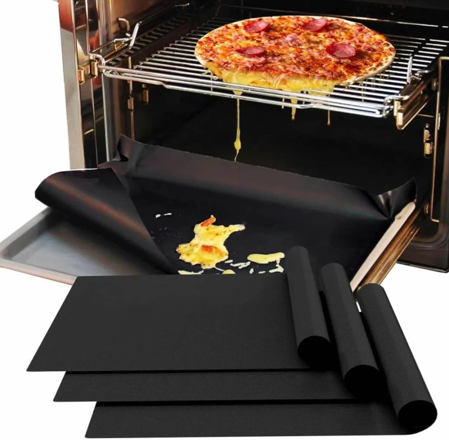 Demiwise Non Stick Oven Liners for Bottom of Electric Oven - 16x24 Inch Heavy Duty Teflon Oven Mats, BPA & PFOA Free, Reusable (5 Pack)
