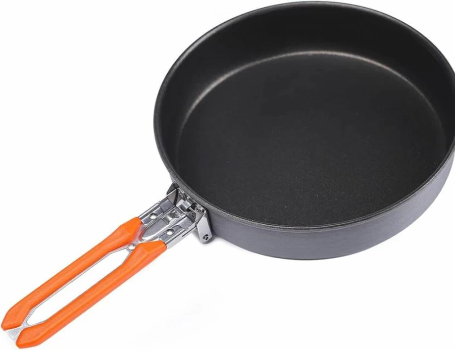 Fire-Maple Nonstick Camping Frying Pan - 7.6 Inch Lightweight Portable Skillet for Eggs, Steak & Outdoor Cooking | Backpacking Gear & Camp Kitchen Equipment
