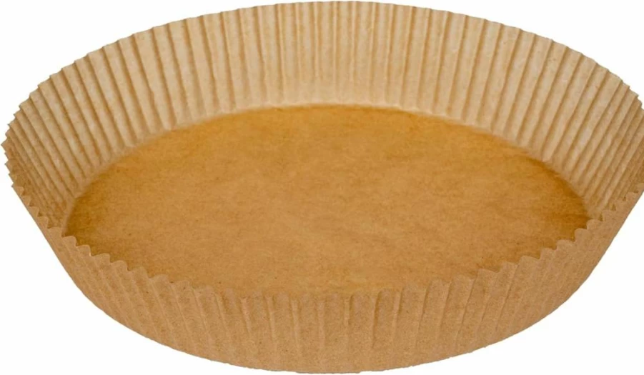 Glad Nonstick Air Fryer Liners, 6.5" x 6.5" Heat-Resistant Square & Round Basket Parchment Papers, 100-Pack Food Safe Accessories for Air Fryers