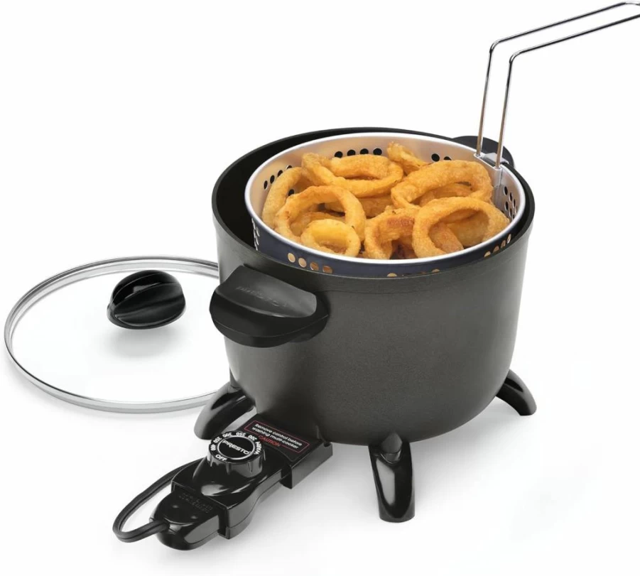 Presto 06006 Multi-Cooker and Steamer, 6-Quart Electric Kitchen Kettle, Black