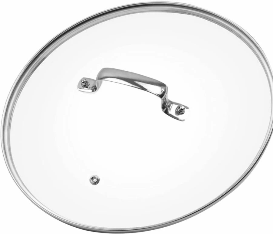 ZUIHUI 10 Inch Tempered Glass Lid - Shatterproof Cover for Pots, Pans & Skillets - Clear Heat-Resistant Cookware Accessories (1-Pack)