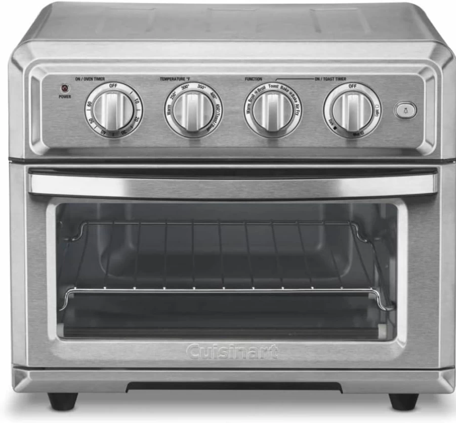 Cuisinart TOA-60 7-in-1 Air Fryer Toaster Oven with Convection Bake, Grill, Broil & Keep Warm Functions, Stainless Steel Countertop Oven