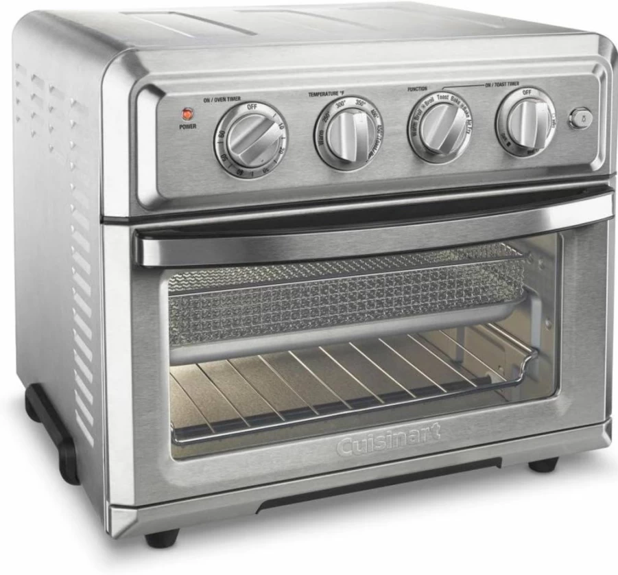 Cuisinart TOA-60 7-in-1 Air Fryer Toaster Oven with Convection Bake, Grill, Broil & Keep Warm Functions, Stainless Steel Countertop Oven