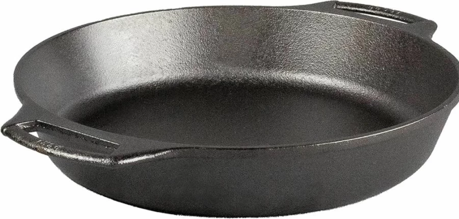 Lodge 10.25 Inch Cast Iron Skillet - Pre-Seasoned Baker's Pan for Oven, Stovetop & Grill