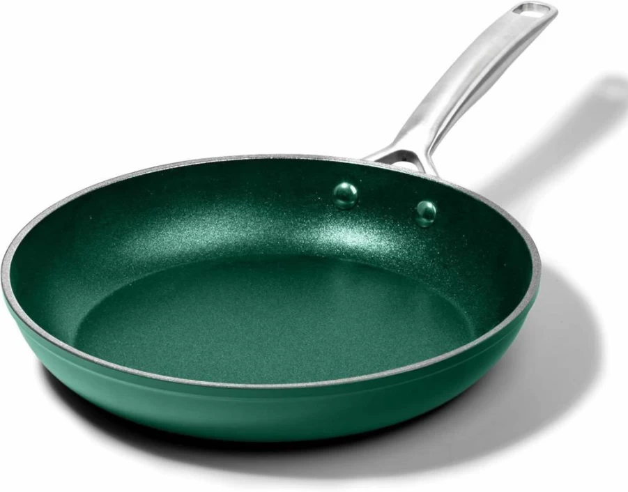 Granitestone 10-Inch Nonstick Frying Pan Skillet - Emerald Green, PFOA & PFOS Free, Oven & Dishwasher Safe, Ideal for Eggs & Omelettes