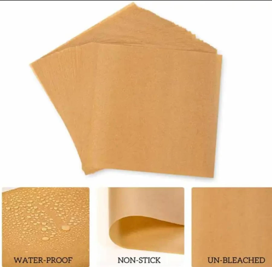Comfylife 200-Pack Unbleached Precut Parchment Paper Sheets (16x12 Inch) - Non-Stick, No Curl, No Tear Baking Paper for Cooking & Baking