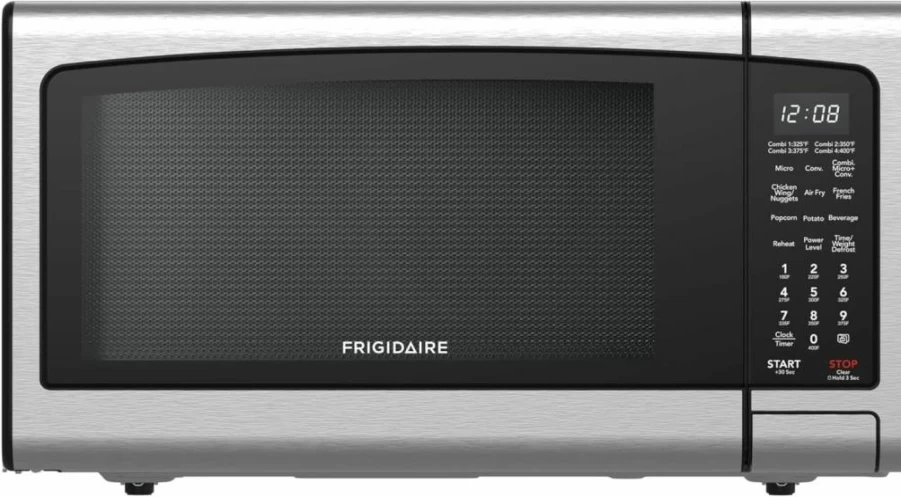 Frigidaire 1.2 Cu Ft Stainless Steel Microwave with Air Fryer and Convection Oven Combo, XL Capacity, Digital Controls