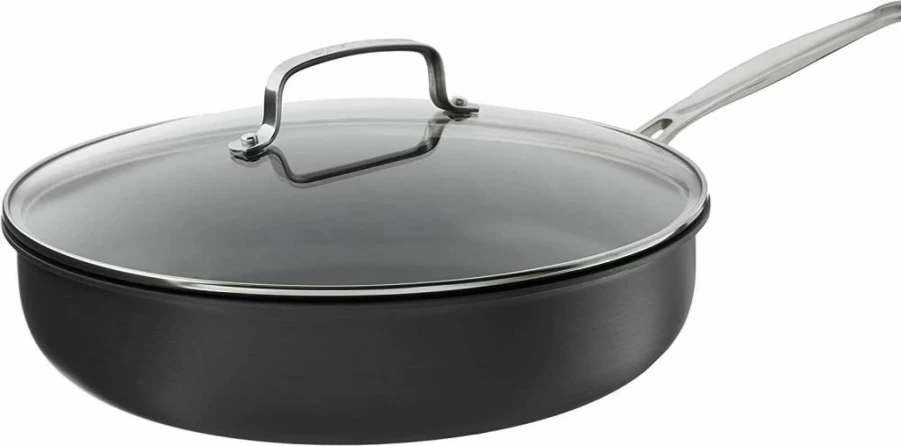 Cuisinart Chef's Classic 12-Inch Nonstick Deep Fry Pan with Cover, Hard Anodized Cookware, 622-30DFP1