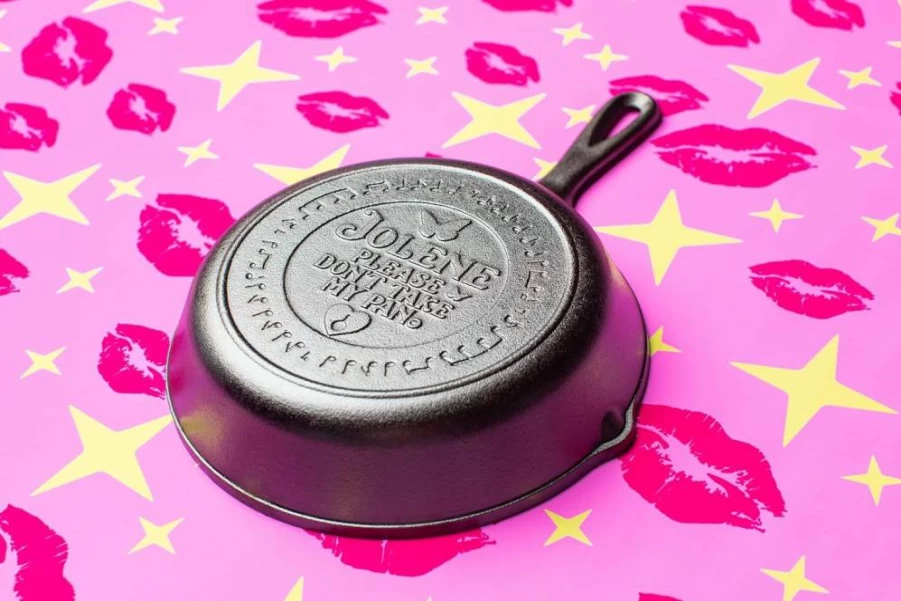 Lodge 8 Inch Pre-Seasoned Cast Iron Skillet with Teardrop Handle - Oven, Stove, Grill & Campfire Safe - Durable Cookware for Versatile Cooking