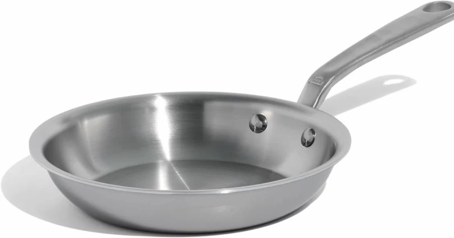 Made In 12-Inch Stainless Steel Frying Pan - 5-Ply Clad Professional Cookware - Induction Ready - Italian Crafted - Stainless Steel Skillet