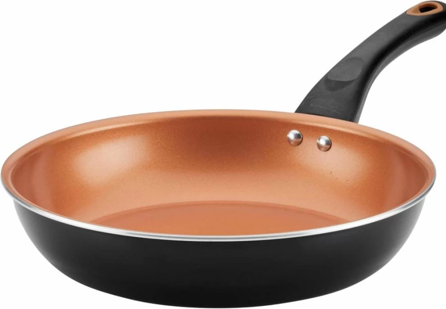 Farberware 10-Inch Black Nonstick Fry Pan - Glide Skillet for Easy Cooking