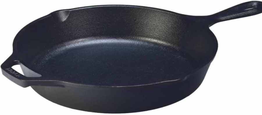 Lodge 10.25 Inch Pre-Seasoned Cast Iron Skillet - Oven, Stove, Grill & Campfire Safe - Durable, Non-Toxic, Even Heat Distribution - Made in USA
