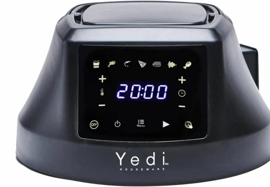 YEDI HOUSEWARE 7-in-1 Air Fryer Lid with Dehydrator, 7 Presets, DIY Mode, Delay Start, for Multi-Cooker Conversion