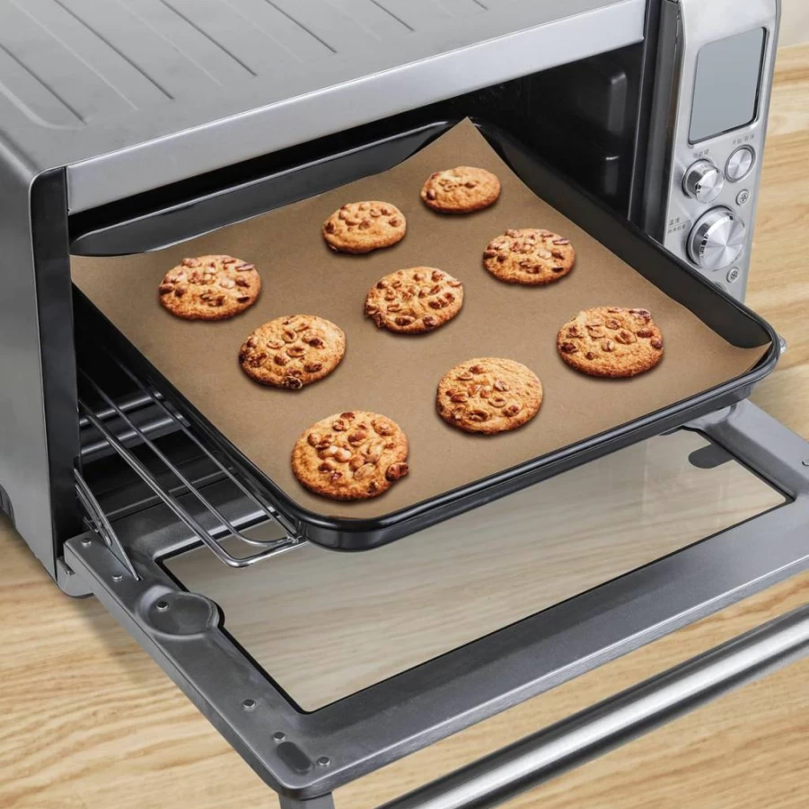 SIUDANGKA 4-Pack Non-Stick Air Fryer Liners for Breville Smart Oven Air Fryer Pro BOV845BSS, Reusable Oven Bottom Baking Mats & Toaster Accessories