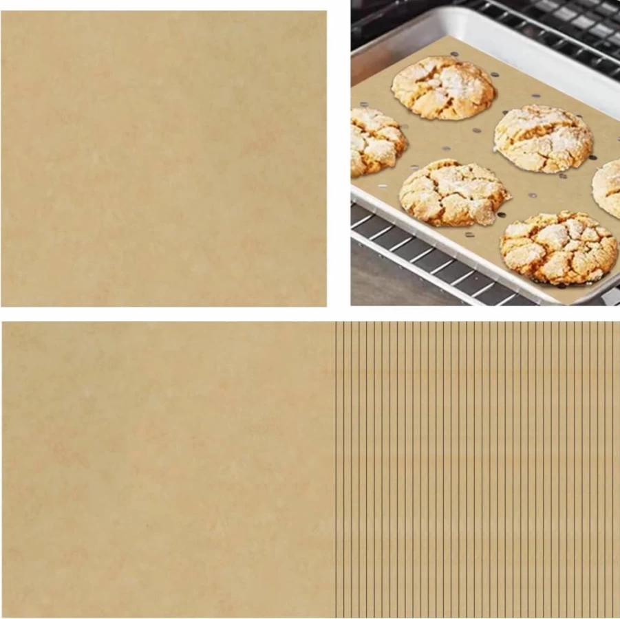 12 Inch Pre-Cut Unbleached Parchment Paper Squares - 120 Sheets, Non-Stick & Disposable, Compatible with Ninja Foodi SP101/SP201/SP301/SP351 & Toaster Ovens, ZYP Brand Air Fryer Baking Liners