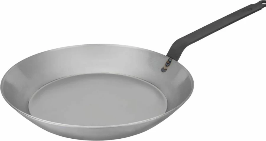 Matfer Bourgeat 11 3/4 Inch Black Carbon Steel Skillet - Professional French Fry Pan
