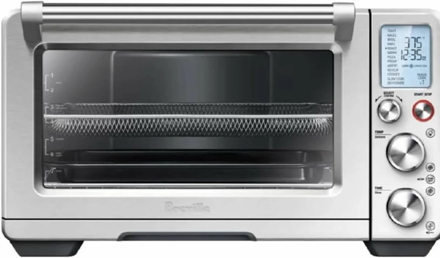 Breville BOV900BSS Smart Oven Air Fryer Pro with Convection, Brushed Stainless Steel Countertop Oven