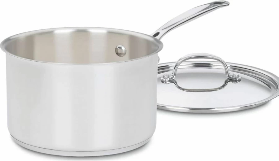 Cuisinart 1.5 Quart Stainless Steel Saucepan with Lid - Chef's Classic Cookware, 719-16