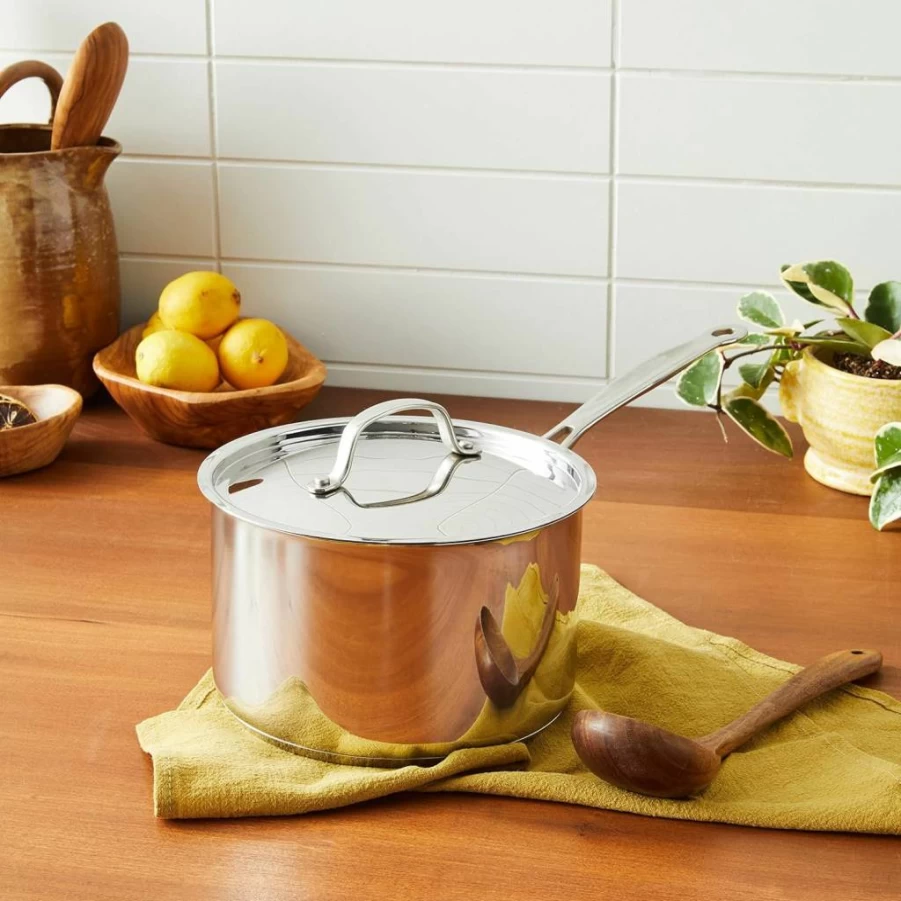 Cuisinart 1.5 Quart Stainless Steel Saucepan with Lid - Chef's Classic Cookware, 719-16